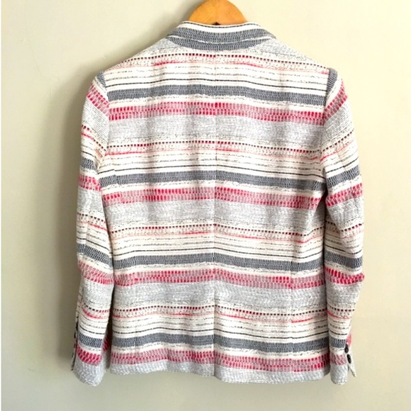 Lucky Brand Tweed Stripe Schoolboy Blazer Jacket - Picture 4 of 13